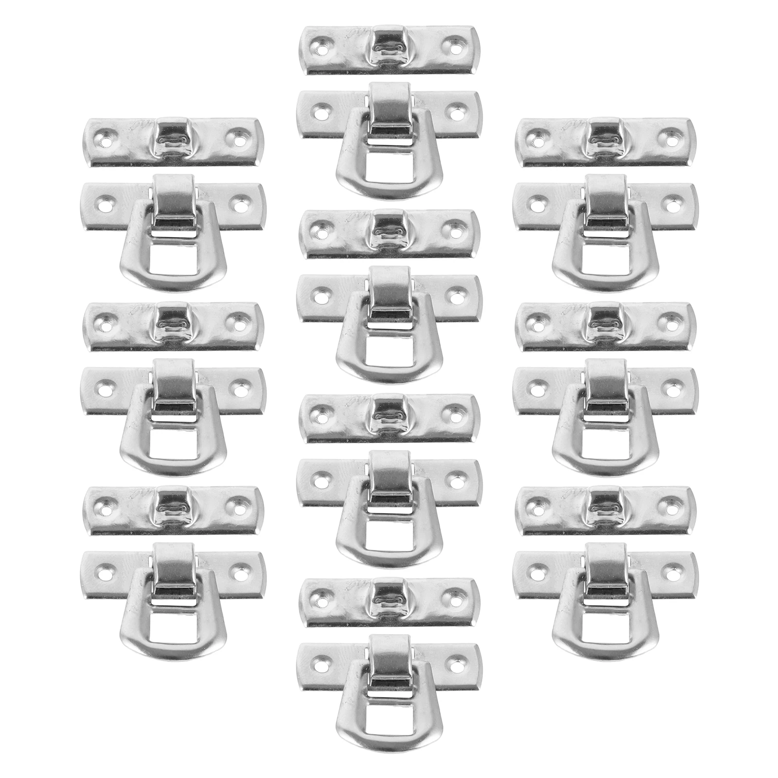 

10Pcs Metal Hasp Lock Zinc Alloy Durable Jewelry Box Buckle Replacement Latch for Wooden Small Gift Cabinet Hasp Latch
