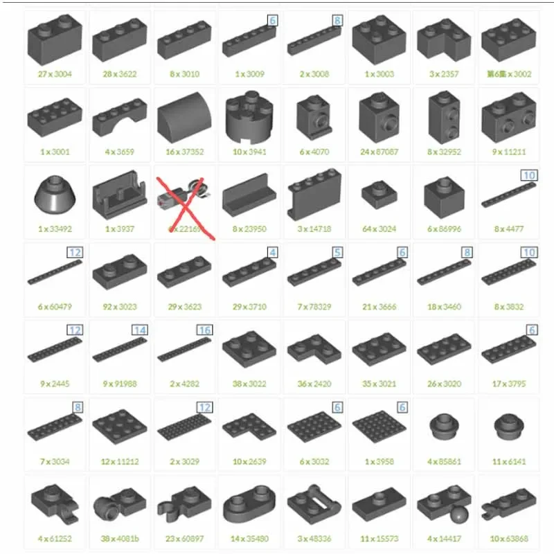 MOC-242545 뉴 클래식 LTM 1750-9.1 화물 크레인 빌딩 블록 모델 9083피스 소년 및 어린이 생일 크리스마스 장난감 선물