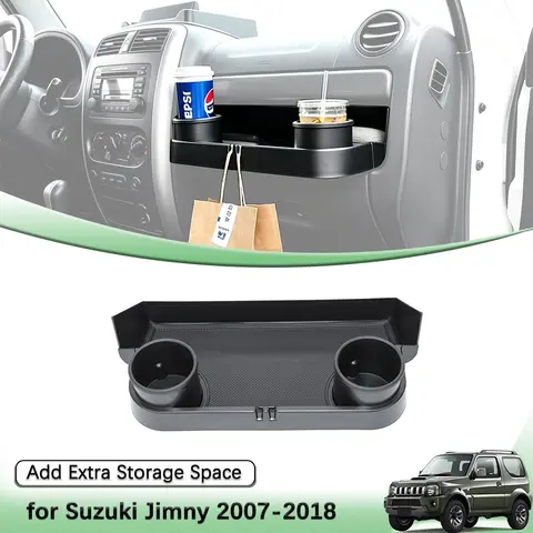 Passenger Side Glove Box Extension Storage Box for Suzuki Jimny JB43 2007‑2018 Organizer Tray Cup Holder Interior Accessories