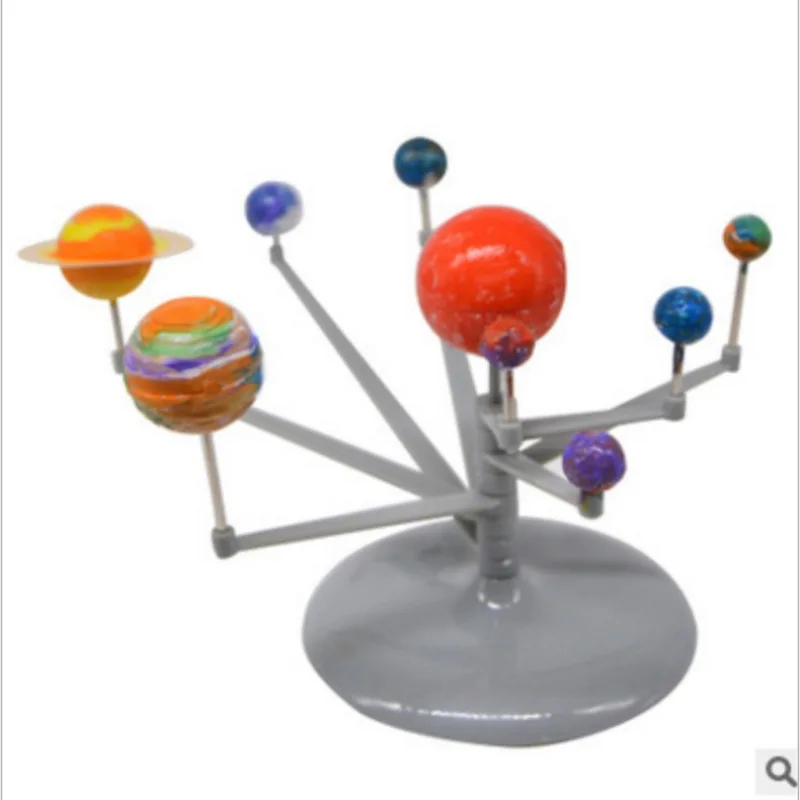Nine Planets Model Puzzle Assembly Solar System Star Instrument Children's Experiment Scientific and Educational Toy