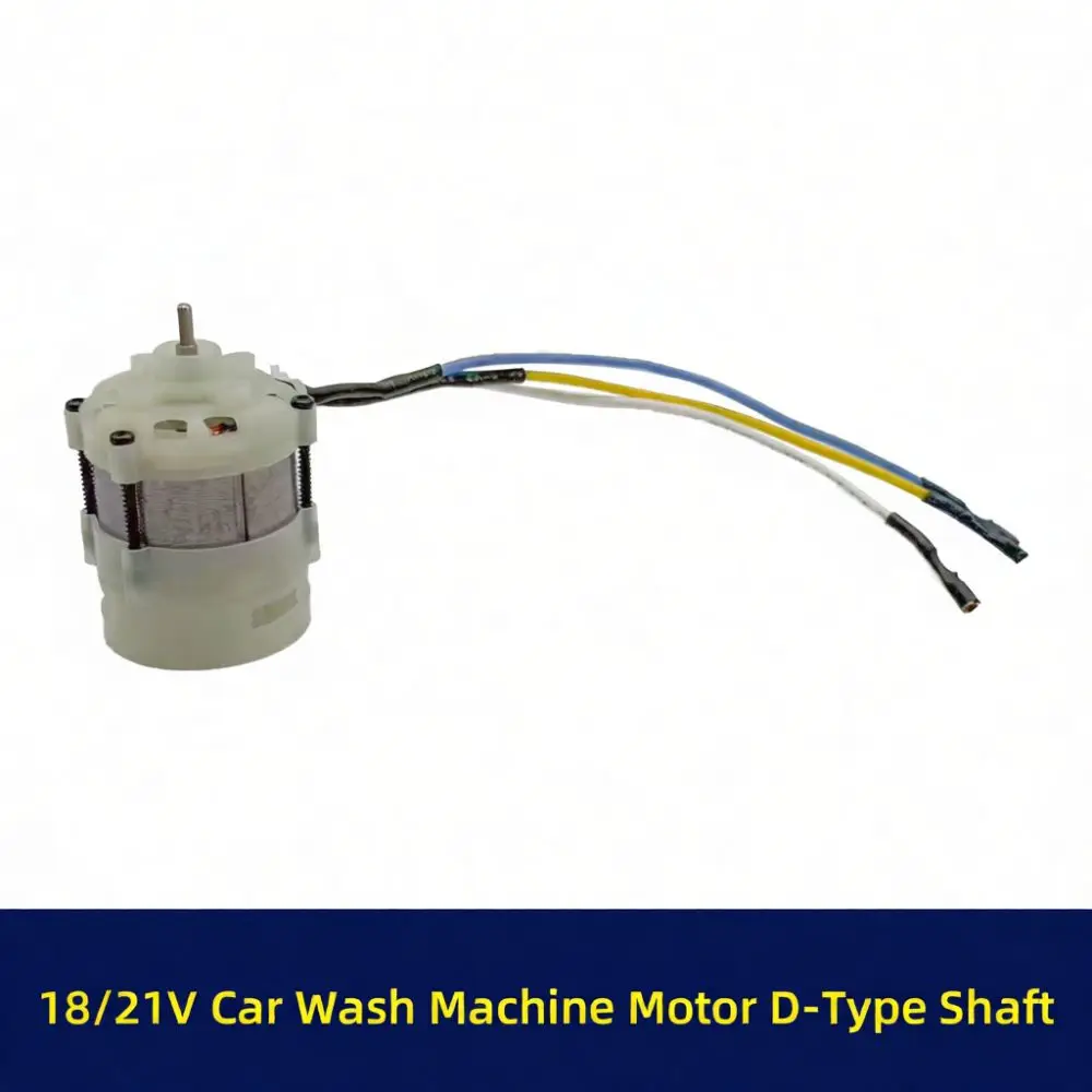 Universal 3820 Brushless Motor For High Pressure Washer Pure Copper Coil 9 Tooth D Shaft Electric Cleaning Tool Accessory