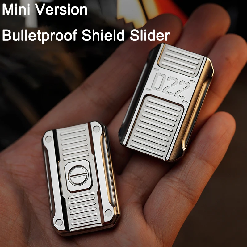 

WANWU-EDC Mini Ⅱ Shield Slider Stainless Steel Fingertip Gyro Decompression EDC Toy Limited Edition