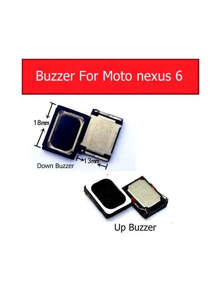 Oryginalny głośnik w górę/w dół i głośnik douszny brzęczyk do Motorola Nexus 6 XT1100 XT1103 głośnik głośnik dzwonek części zamienne — zdjęcie 2