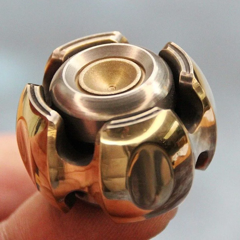 Lärm Messing Fidget Spinner EDC Fidget Spielzeug Erwachsene Entspannung und Freizeit Kleine Gegenstände EDC Büro Stress Relief Spielzeug ADHS Werkzeuge