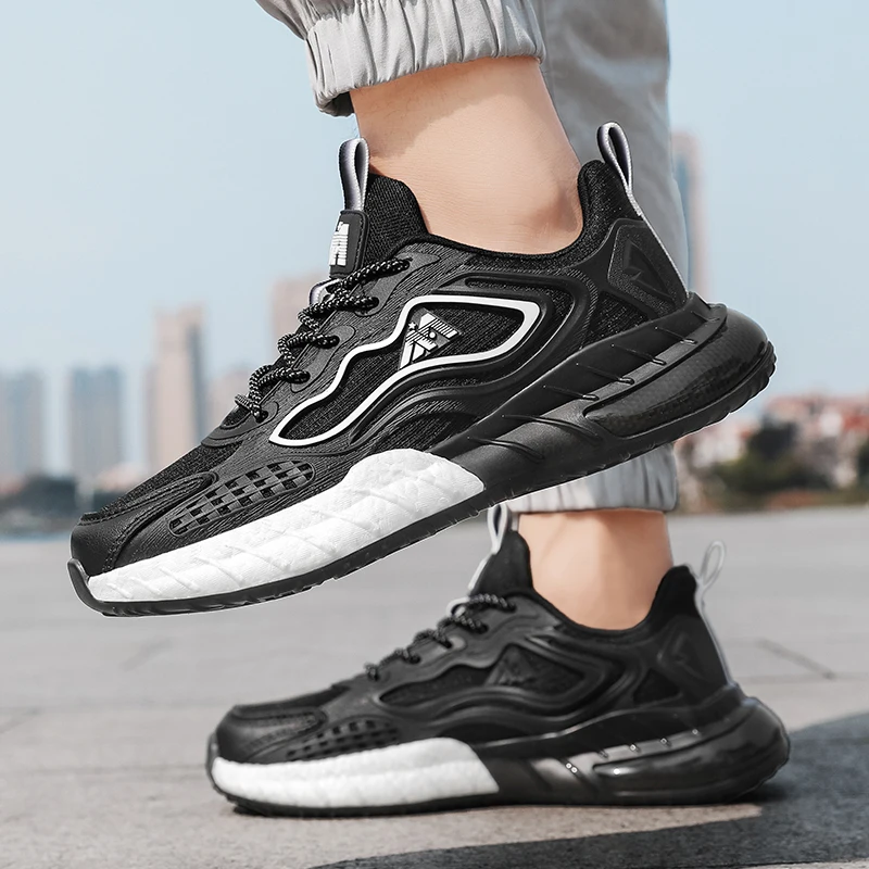 

Men's Casual Sneakers - Multi-Functional Leisure Shoes Outdoor Anti-Slip Durable Breathable Mesh Running Shoes with Soft Soles