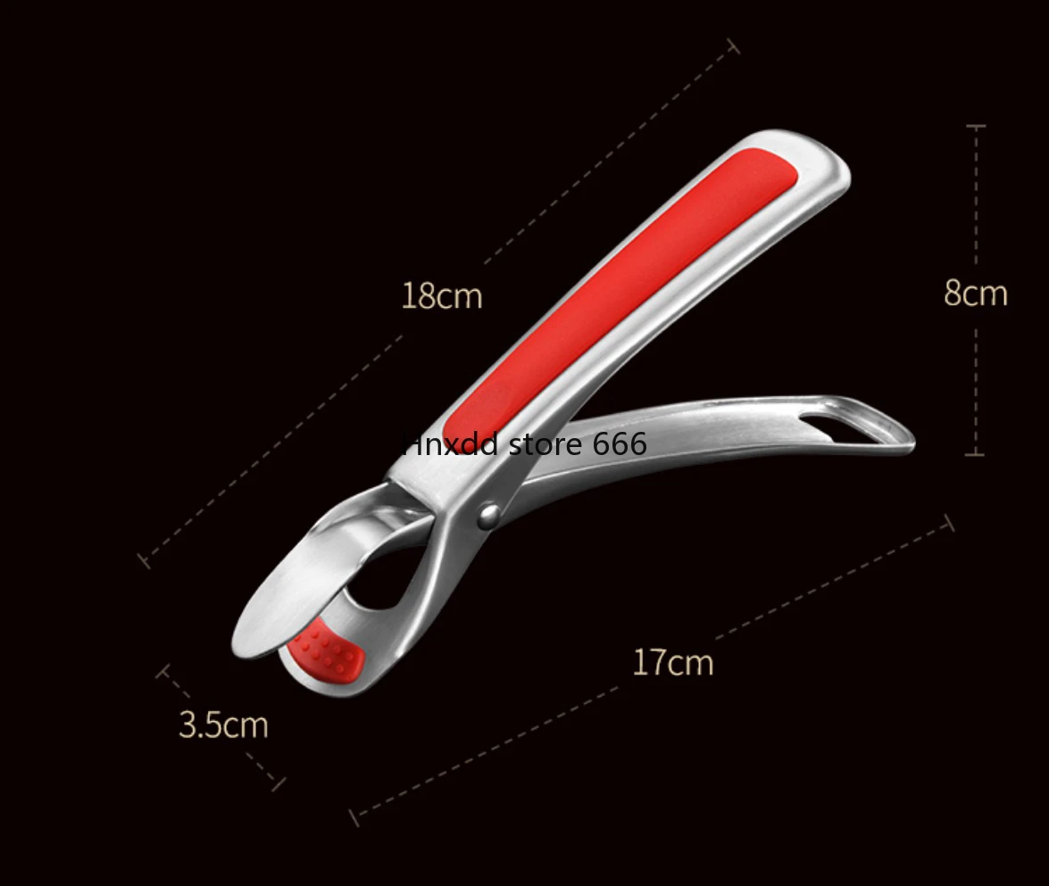 304 stainless steel anti-scalding clip, bowl clip, silicone non-slip clip plate, kitchen artifact