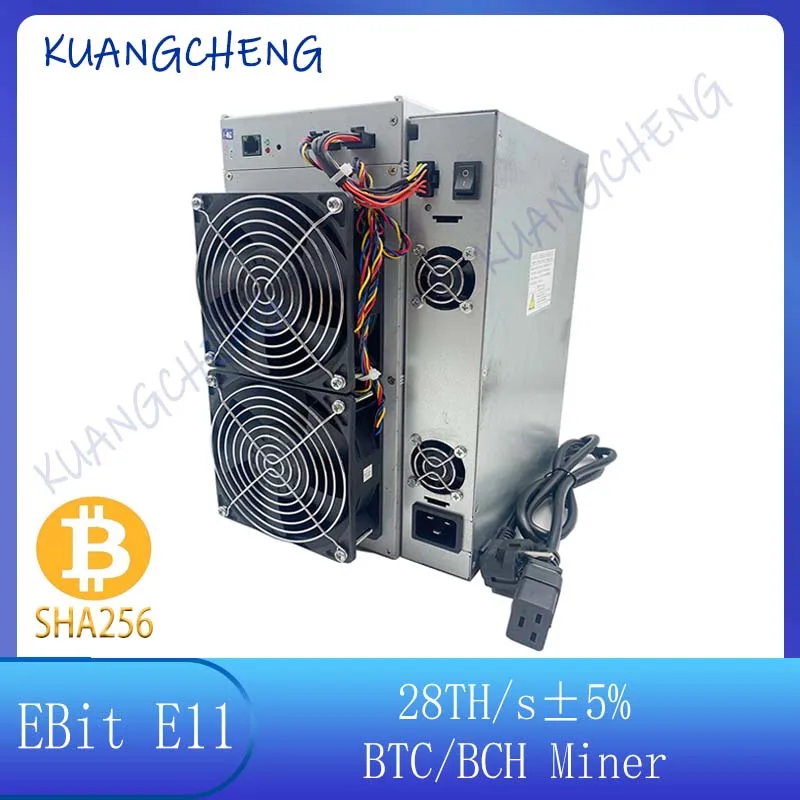 Ebit E11 28T 초침 광부 SHA256Asic 광부 더 경제적입니다 E12 A1066 A1246 Antminer S19 S17 M31 M30S M20S M21S