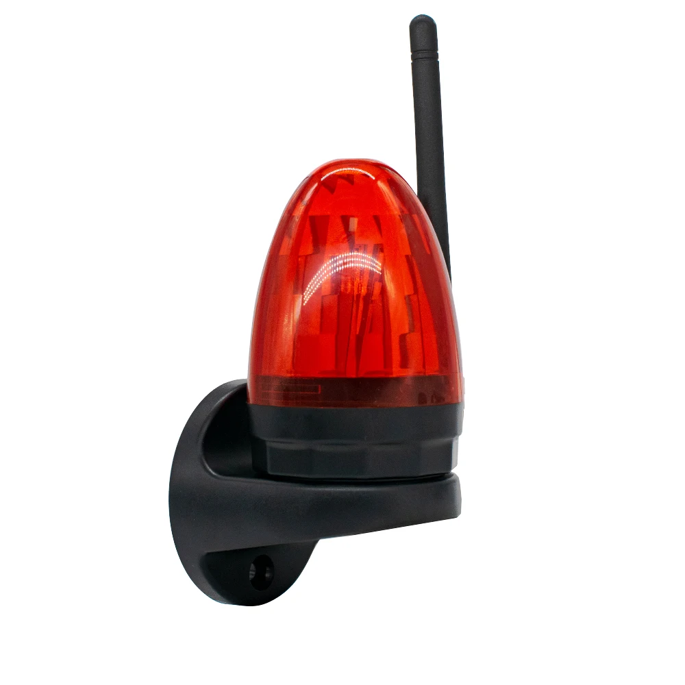 

Universal RF Remote Control LED Warning Light System for Garage/Gate Openers | AC/DC 12-220V Wide Voltage | IP54 Waterproof