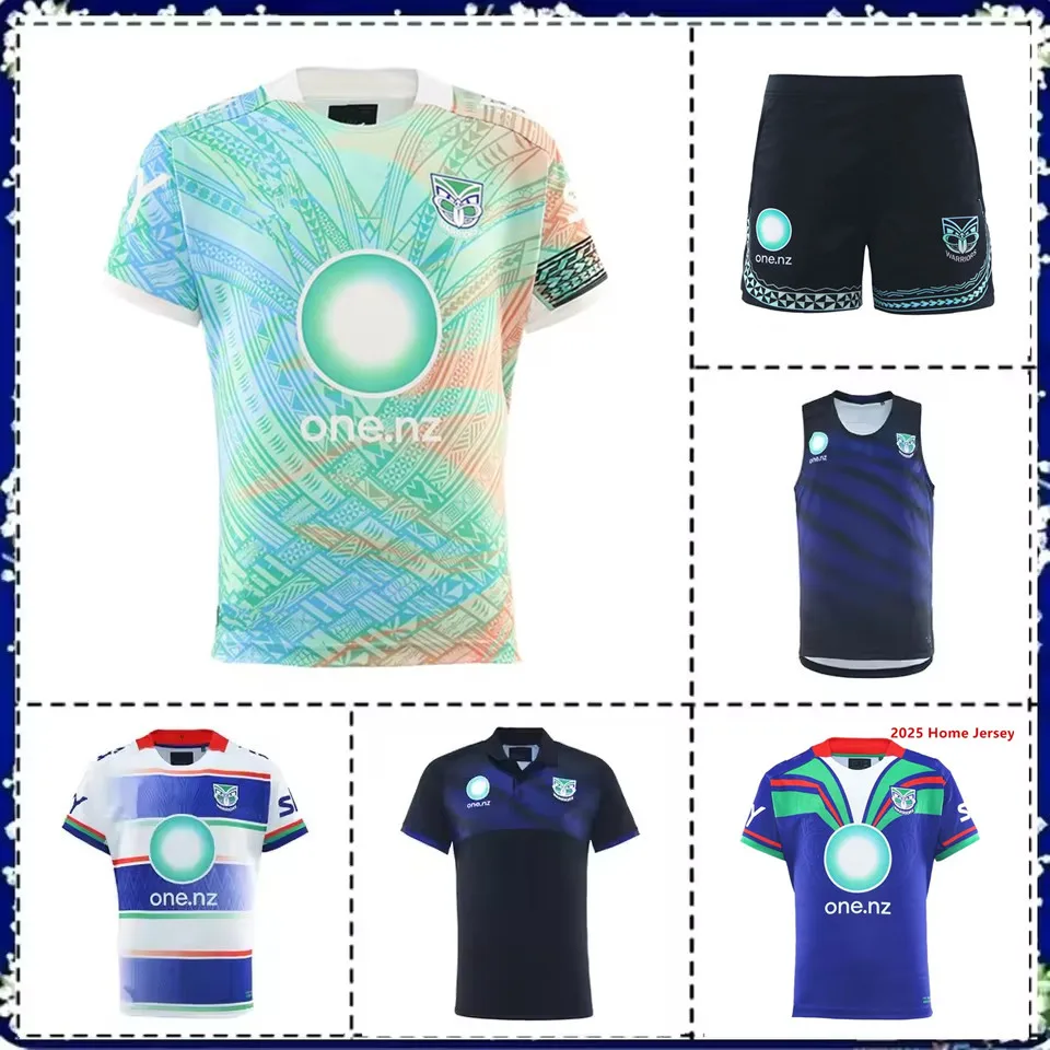 2025 NEW ZEALAND WARRIORS Pasifika Rugby Jersey 2025/2026 WARRIORS MEN'S TRAINING TEE SHIRT SINGLET SHORTS Size:S-5XL