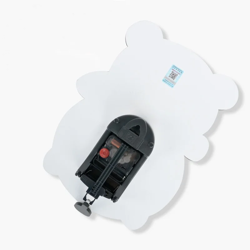 Lovely Panda With Wobble Tail Wall Clock Personalize Creative Decorate Home Study Bedroom Living Kid Room Cute Wood Silent Clock
