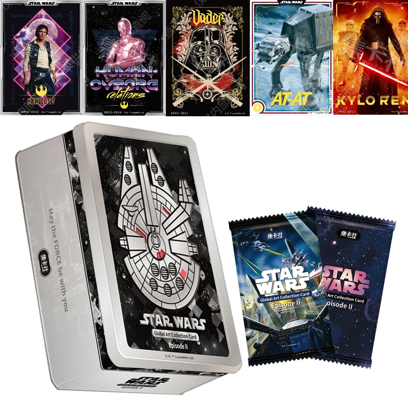 Coleção Star Wars Cards, Arte Global, Personagens de Ficção Científica, Periferia, Rara Limitada, Cartão especial, Conjunto completo, Cartão comercial