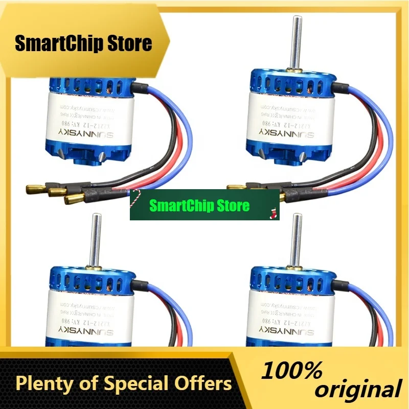 SmCpOriginal Sunnysky X2212-III X2212 980KV 800KV 1250KV 1400KV Outrunner Brushless Motor 2212 For RC Quadcopter Multicopter