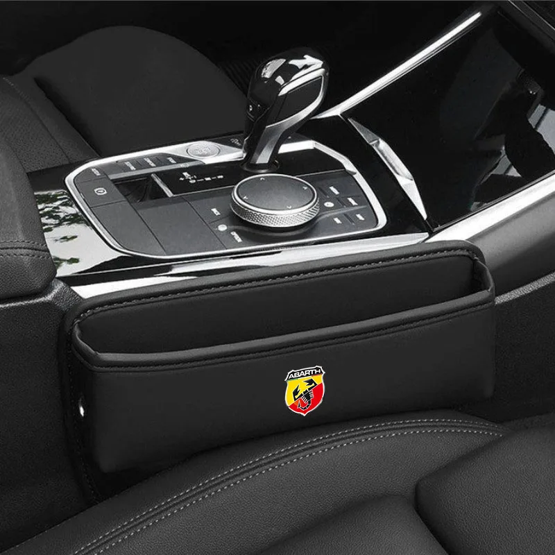 Multifunzione Seggiolino Auto Gap Organizer Sedile Fessura Scatola di Immagazzinaggio per Fiat Abarth 595 Abarth 500 Abarth 124 Spider Accessori