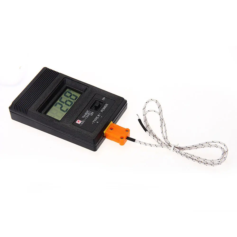 1Pcs TM-902C -50℃～900℃ Temperature Meter Thermo-hygrometer Digital K Type Thermometer Sensor + Thermocouple Probe detector