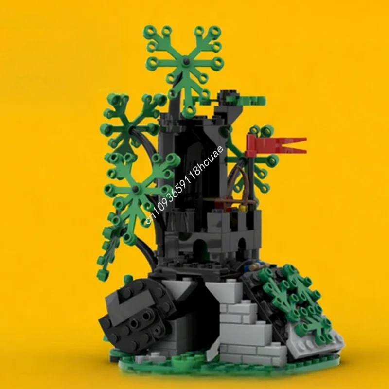 

159pcs MOC Shrinked Camouflaged Outpost Castle Model Building blocks Education Toys Modular creative Birthday Christmas gifts