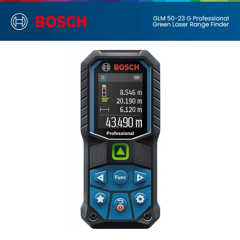 Imagem -04 - Telêmetro a Laser Digital Bosch Fita Métrica Original Glm4000 Glm50 23g Glm50-27cg Glm400 30m 40m 50m