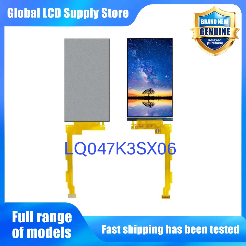 LQ047K3SX06 New Original A-Grade 4.7 inch 720x1280 LCD Display Screen for Smart Home/IoT/Consumer