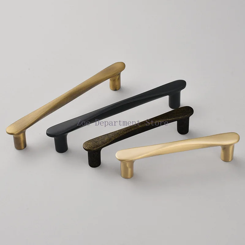 European Solid Brass Handles for Furniture Creativity Handles for Cabinets and Drawers Hardware Fitting Shoe Cabinets Pulls