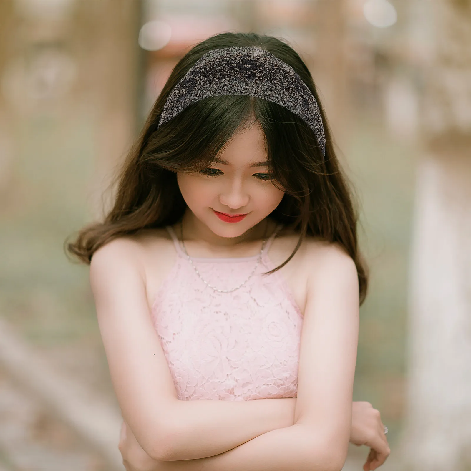 

Fashion Wide Lace Headband Women Hair Decoration Delicate Art Hairband Versatile Headdress for Girls Glamorous Look Daily Use