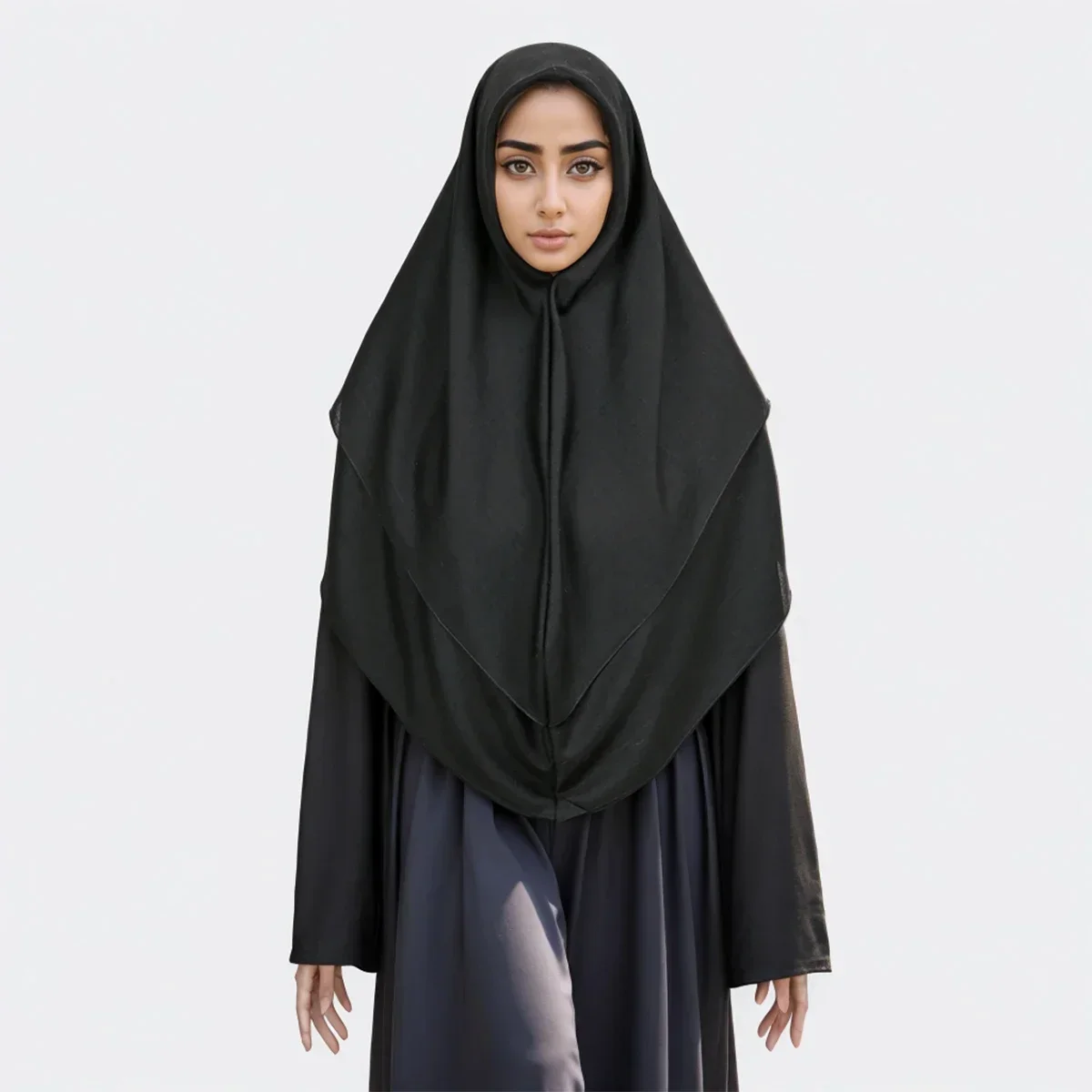 الجملة حجاب الإسلام الكتان الأسود الحجاب عباية الحجاب للمرأة وشاح عمامة إسلامية لحظة رئيس التفاف أمريا خيمار سحب على النقاب