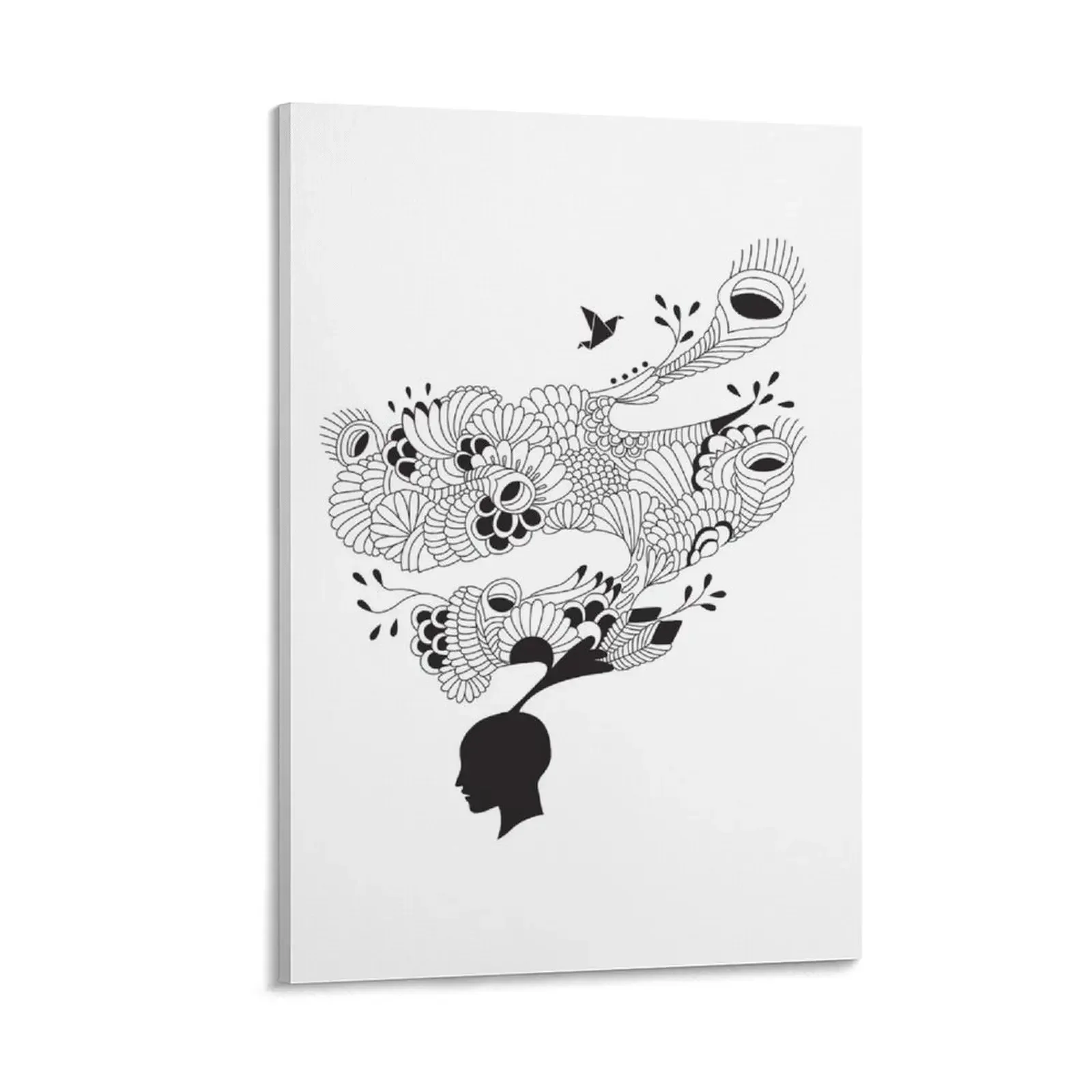 

Imagination (Black Print) Canvas Painting room decorations for girls nordic home decor Decorative painting for bedroom