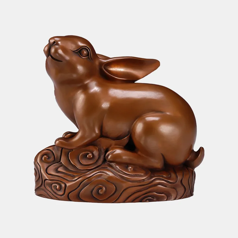 Zodiac Rat Cow  Rabbit Dragon Snake Horse Goat Monkey Chicken Dog Pig Ornament Copper Crafts Decoration