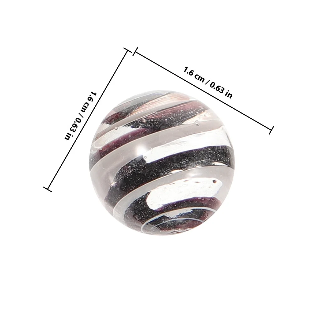 20pcs Glass Marbles For Fish Tank Decoration Colored Assorted Beads Vase Fillers Garden Crafts Kids Play Game Balls