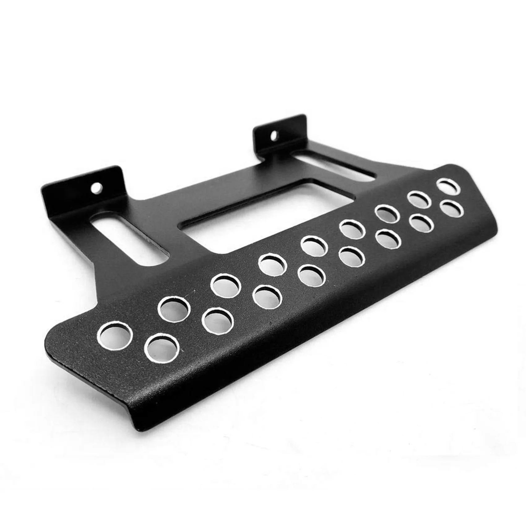 1 par de placas laterais de metal, pedais deslizantes para 1/10 rc crawler axial scx10 rc4wd tf2 rgt 86100, peças de atualização