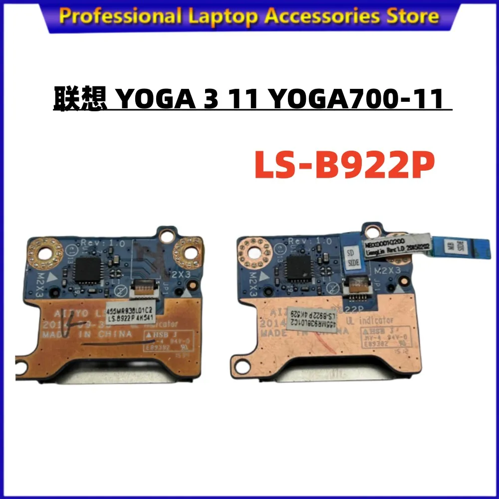 Placa lector de tarjetas SD para Lenovo Yoga 3, 11, Cable flexible, LS-B922P, 5C50H15230