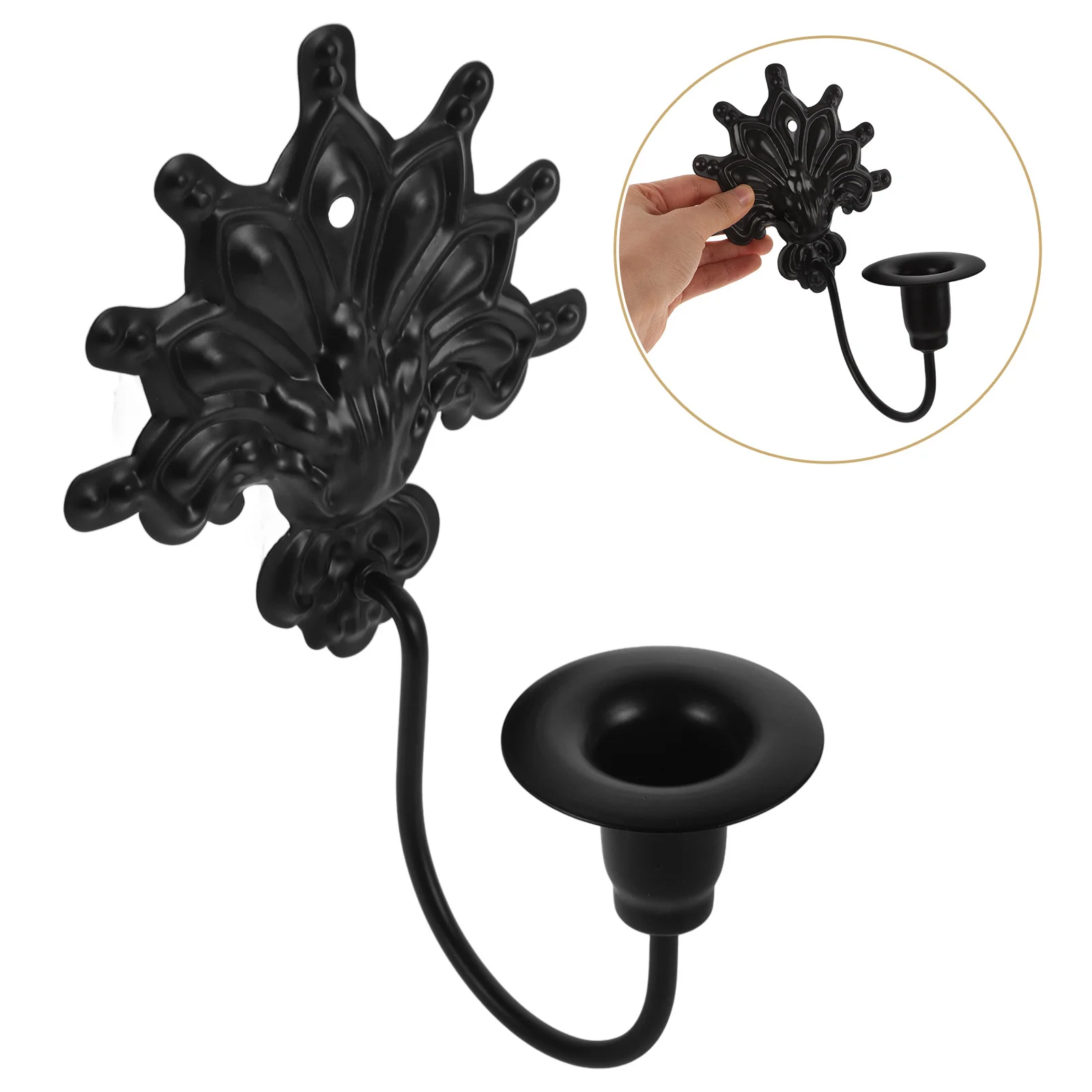 

Mount Holder European Style Metal Wall Sconce For Home Decor Party Decorative Candlestick Wall Hanging Decor