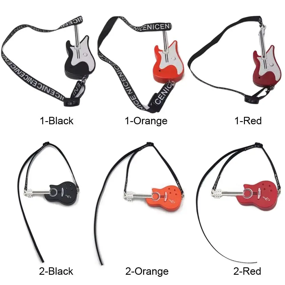 15/20cm Doll Musical Instruments Gift Scene Model Multicolor Miniature Electric Guitar Photo Props Accessories Mini Guitar Model