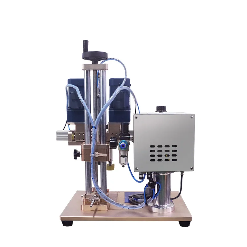 

Semi automatic capping machine screwing machine desktop electric pneumatic bottle cap sealing spray bottle