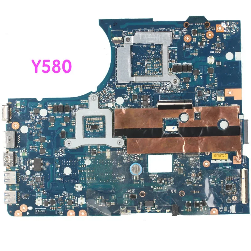 Para Lenovo Y580 placa base de computadora portátil LA-8002P 90000455   Placa base GTX660M 2G HM76 100% probada completamente funcional