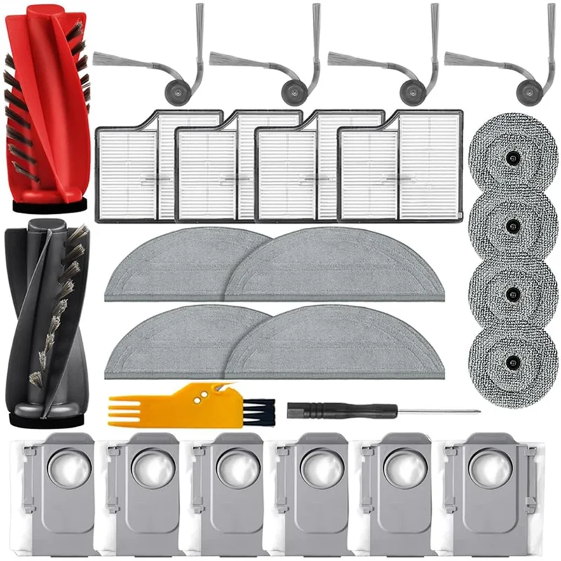 

B51CNEW! For Roborock Saros 10/S9 Maxv Ultra/G30 Vacuum Cleaner Replacement Parts- Main Side Brush Hepa Filter Mop Pad Dust Bag(