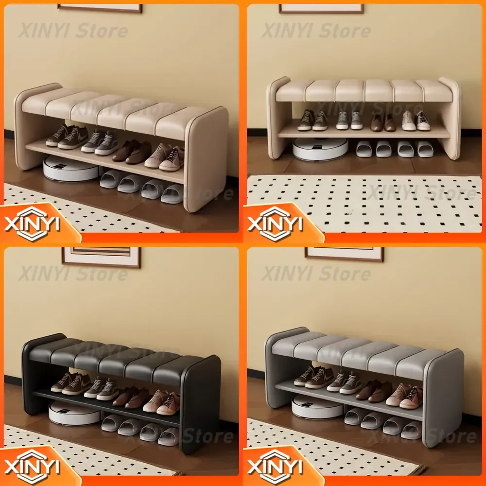 Deluxe 3-in-1 Storage Bench for Home Furniture Living Room Bedroom Entryway Shoe Cabinet Seat Bedside Stool Corridor