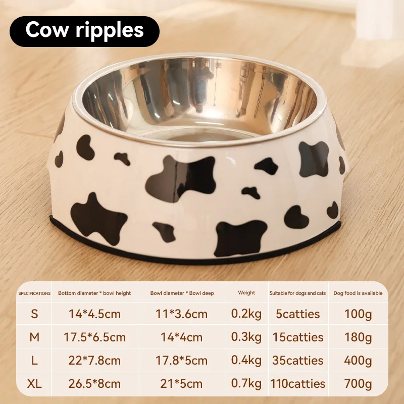 HOOPET Dog Feeding Supplies Pet Bowls Cat Food Water Feeder Stainless Steel Pet Drinking Dish Feeder Dogs Accessories