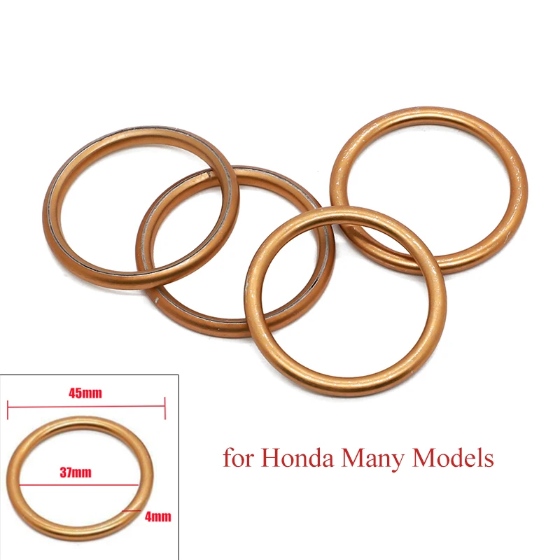 

Exhaust Pipe Gasket Seal For Honda FT500 CB700 CB750 SC/A/C/F/K CB750L CB900C CB900F CBR929RR CBR954 RR CB1000C CBR1000F CB1100F