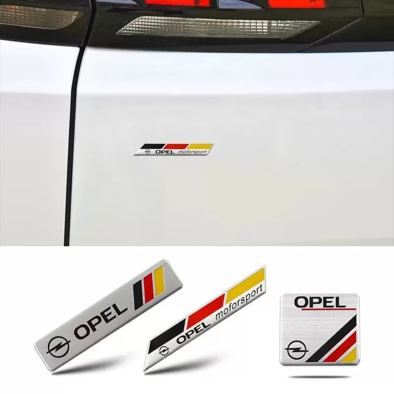 Aluminum car parts stickers can be freely pasted on the car body For Opel Insignia Astra Antara Meriva Zafira H G Corsa