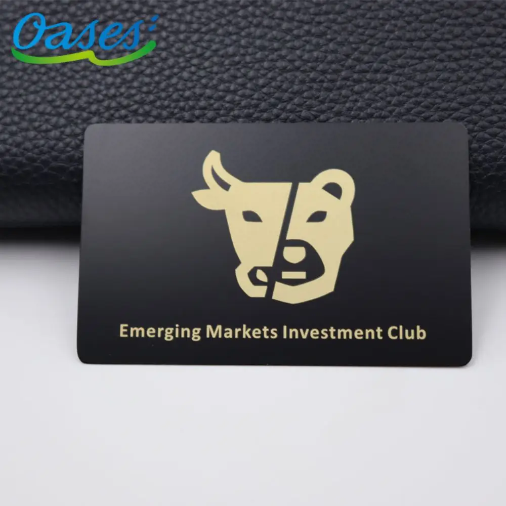 Customized query 2025 New Product Modern Customized Stainless Steel RFID Smart NFC Black Metal Business Card for Business Gift A