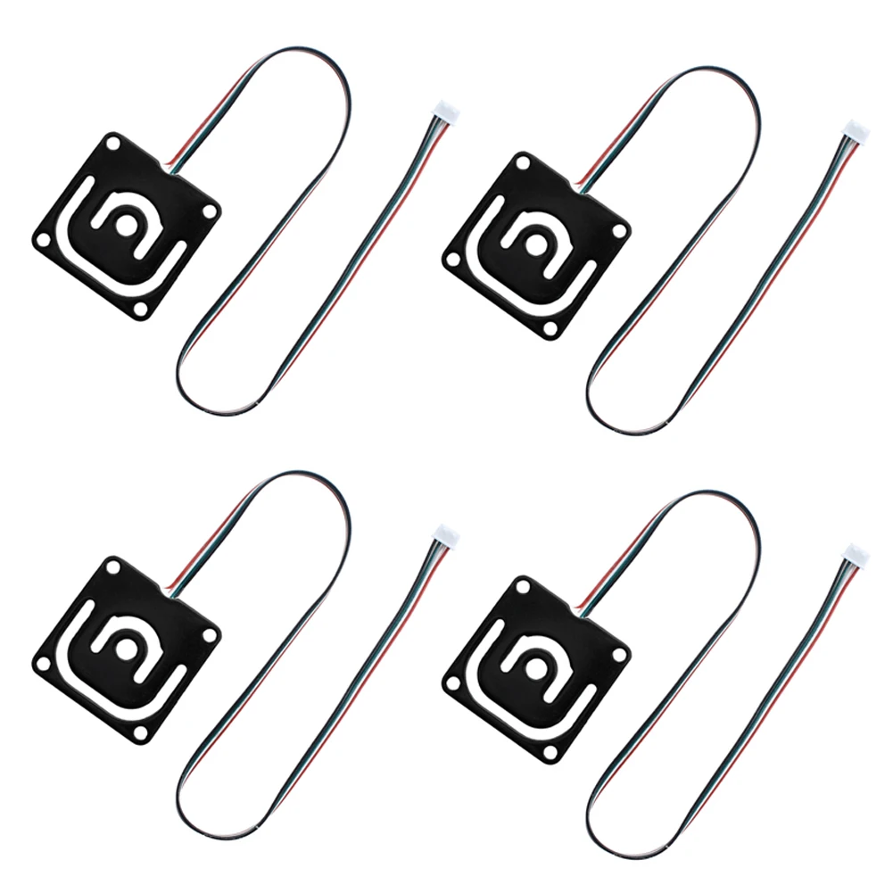 4pcs Strain Gauge Sensor For K1 M/ax K1X For 3D Printer Heated Bed Leveling For Force Load Cell Replacement Aluminum Alloy Part