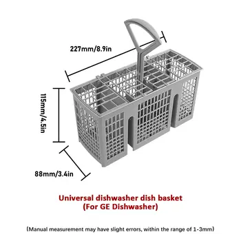 Köksförvaring Universal bestickkorg för Constructa, Kenmore för Siemens, Bosch, Maytag diskmaskiner Bestickkorg 8 best sales Dishwasher silverware basket - №1