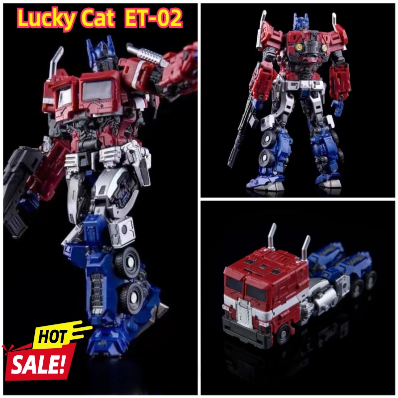 

IN STOCK Lucky Cat Transformation MICRO COSMOS ET02 ET-02 OP Commander Small Proportion robot Action Figures Toys Gift