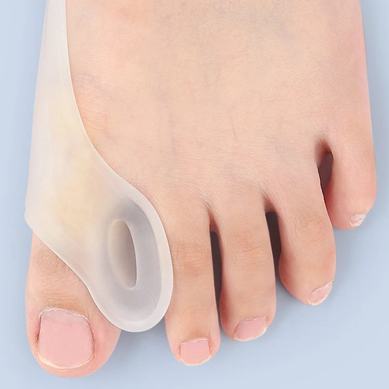 1PCS Silicone Gel Thumb Corrector Bunion Foot Toe Hallux Valgus Protector Separator Finger Straightener Adjuster Foot Care Tool