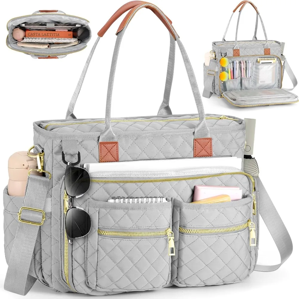 

Сумка-тоут для учителей, большая сумка для ноутбука для работы, профессиональная сумка-мессенджер для медсестер, для офиса, путешествий и бизнеса