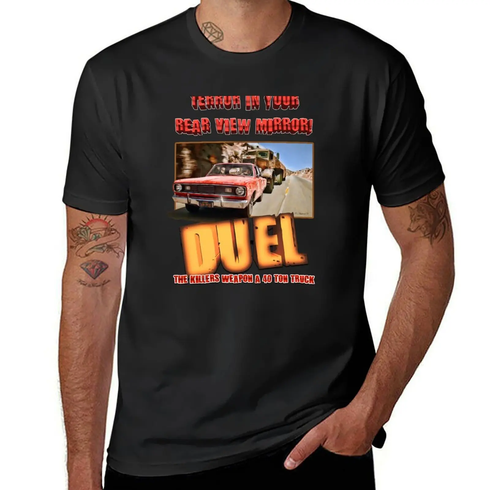 

Duel T-Shirt sports fans blue archive vintage anime shirt custom shirt heavy weight t shirts for men