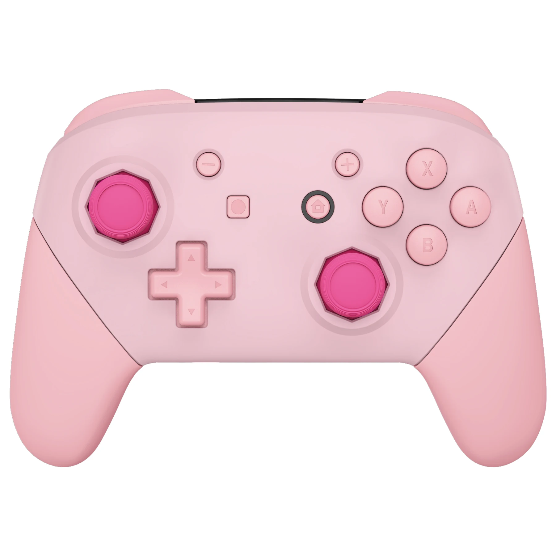 

eXtremeRate Octagonal Gated Sticks Design Replacement Grip Shell for NS Switch Pro Controller- Cherry Blossoms Pink & Puffy Pink