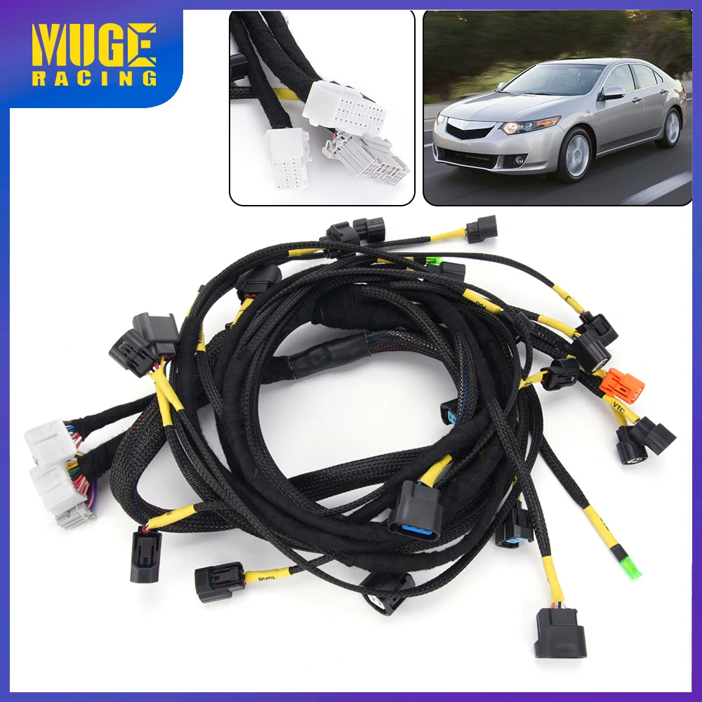 

MUGE-Automobile K20 K24 K-Series Tucked Engine Wire Harness For Honda Acura K-Swap Integra CRX EK EG Car Accessorie WH005