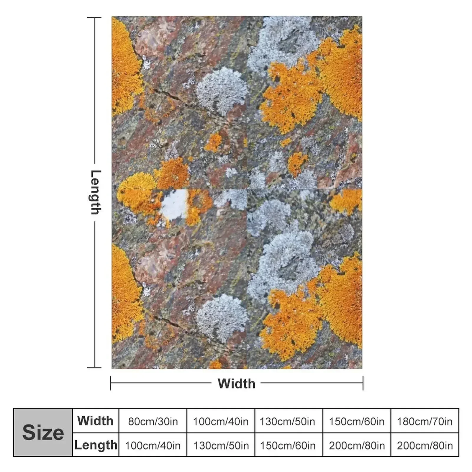 Wreck Island Lichen On Rock Throw Blanket Thermals For Travel funny gift Flannel Fabric christmas decoration Blankets