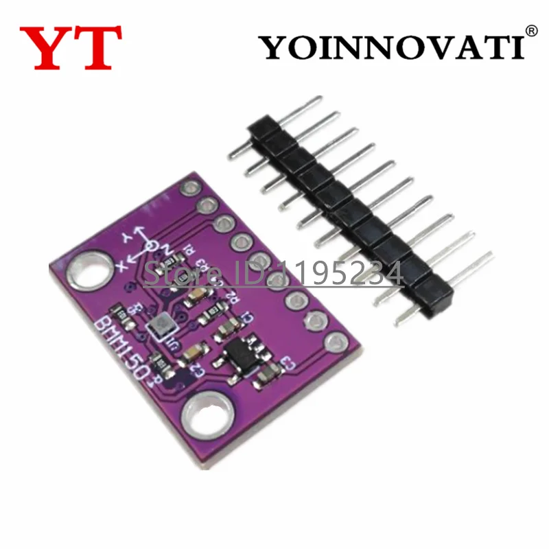 BMM150 Triaxial Geomagnetic Sensor Magnetic Inductance Strength Magnetometer Electronic Compass Triaxial Magnetic Sensor Module