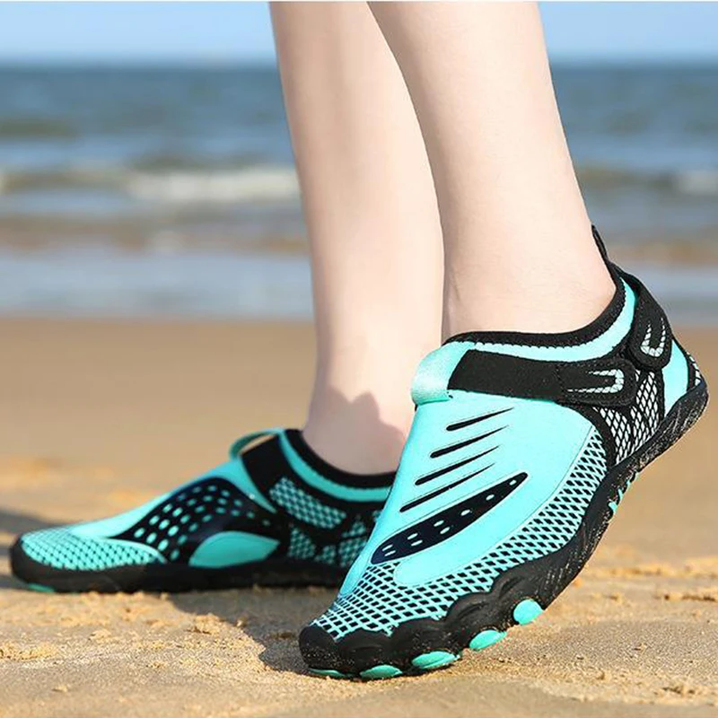 Outdoor Sports Shoes Swimming Water Shoes Stretch Breathable Unisex Non-slip Rubber Running Shoes Fitness Cycling Shoes 35-46